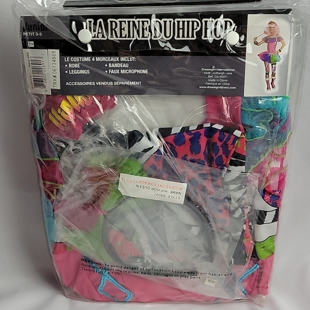 Dreamgirl Retro 80s Halloween Costume S - Picture 3 of 10